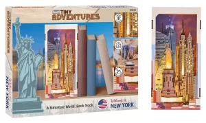 Revell Tiny Adventures Book Nook New York, Diorama da Tavolo - 18 cm