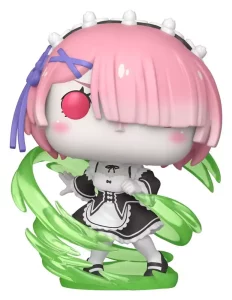 Re:Zero POP! Plus Vinyl Figure Ram (Magia del Vento) (Glow) Esclusiva – 9 cm