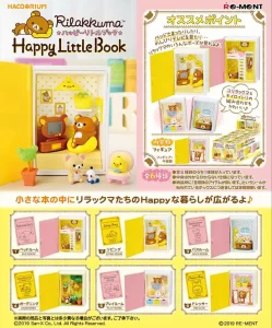 Rilakkuma Mini Figures Happy Little Book Blind Box Display (6)