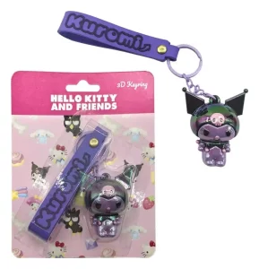 Portachiavi 3D Hello Kitty Kuromi Sanrio