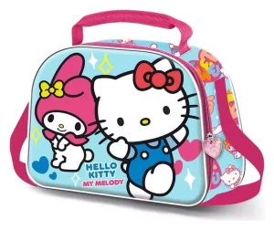Borsa da Pranzo Sanrio Hello Kitty Amicizia Blu 3D