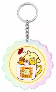 Portachiavi Acrilico Pompompurin Sanrio - 30° Anniversario Squishy