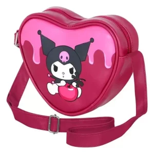 Borsa a Tracolla Sanrio Casual Heart Kuromi Cherry