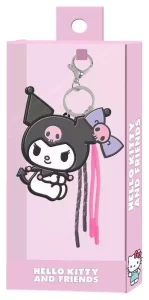 Ciondolo Portachiavi Kuromi Sanrio