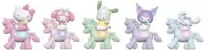 Sanrio Serie Equestre Mini Action Figure Hello Kitty e Amici - Display con 12 Blind Box da 5 cm