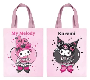 Borsa Sanrio My Melody & Kuromi Festa Rosa e Nera