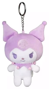 Pongo Peluche Portachiavi Kuromi Sanrio - 12 cm