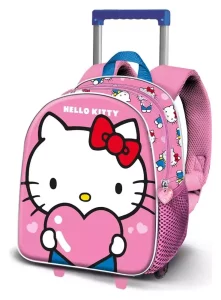 Zaino Sanrio con Ruote Hello Kitty Cuore - Small 3D