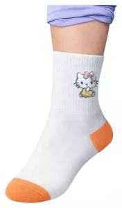 Calze Sanrio Hello Kitty Crema Lunghe 36-40