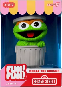 Sesame Street Oscar il Brontolone - Action Figure Vinyl Morbido Wave 01 da 18 cm