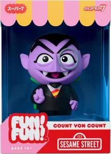 Sesame Street Fun! Fun! Vinyl Figure - Conte von Count da 18 cm