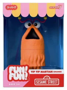 Action Figure Yip Yip Martian (Arancione) da Sesame Street – 18 cm