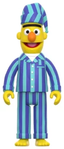 Action Figure ReAction Sesame Street Bert (Pigiama) - 10 cm