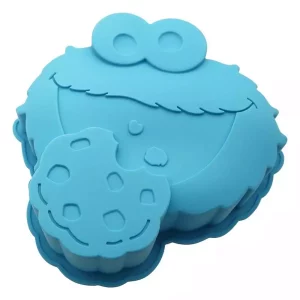 Teglia da Forno in Silicone Sesame Street Cookie Monster Blu