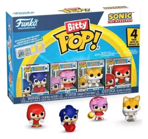Sonic Bitty POP! Vinyl Figure - Set da 4 (2,5 cm)