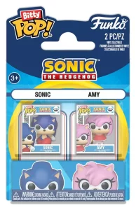 Bitty POP! Sonic & Amy Rose - Confezione Doppia da 2 cm