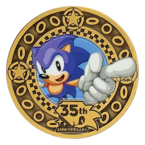Moneta Collezionabile Sonic the Hedgehog - 35° Anniversario Edizione Limitata