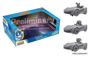 Sonic the Hedgehog Macchinine Pull & Speed - Set da 3 (Carrera Toys)
