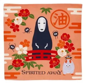 Cuscino No Face & Fiori - Spirited Away (Studio Ghibli)