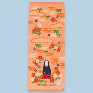 Asciugamano Spirited Away - No Face & Fiori - 34x80 cm