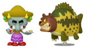 SpongeBob POP! Animation - Confezione Doppio: Calamaro e Orso di Mare da 9 cm