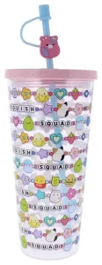 Borraccia Squishmallows con Cannuccia Squish Squad da 700 ml
