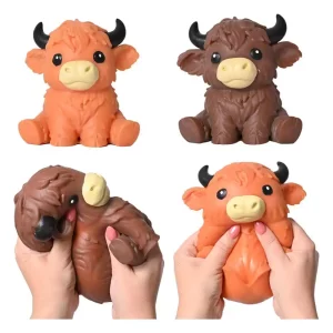 Figurine Stretch Highland Bull 14 cm Display (6)