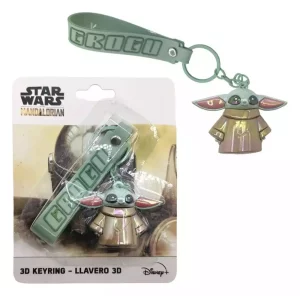 Portachiavi 3D Star Wars Mandalorian Grogu