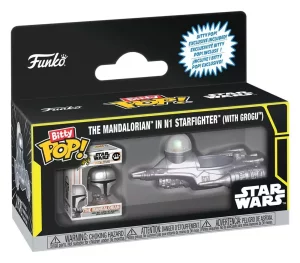 Star Wars Bitty POP! Ride Vinyl Figure N1 con Mando - 2,5 cm