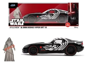 Star Wars Modello in Metallo 1:24 Kylo Ren Dodge Viper SRT10 2008