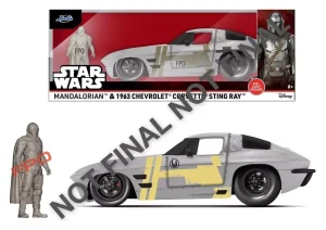 Star Wars Corvette Sting Ray 1963 Mandalorian - Modello Die-Cast 1:24