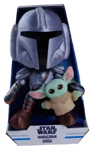 Star Wars: Peluche Mandalorian & Mini Grogu - 25 cm