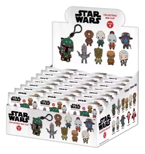 Star Wars Ciondoli per Borsa 3D PVC Serie 1 Display (24)