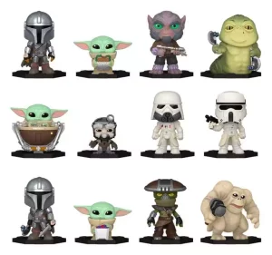 Star Wars Mini Figure Mandalorian e Grogu Serie 2 - Display (12)