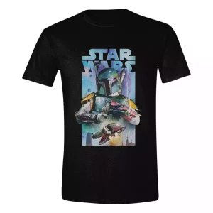 T-Shirt Star Wars Boba Fett Poster XL