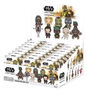 Star Wars: The Book of Boba Fett - Clip per Borsa 3D in PVC Serie 1 Display (24)