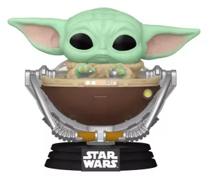 Star Wars: The Mandalorian e Grogu POP! Vinyl Bobblehead - Grogu nella carrozzina (9 cm)