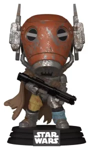Star Wars: The Mandalorian e Grogu - POP! Vinyl Bobblehead Figure Guardia Mercenaria Droid, 9 cm