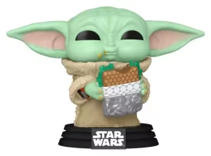 Star Wars: The Mandalorian e Grogu POP! Vinyl Figure - Grogu con Panino (9 cm)