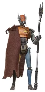 Star Wars: The Mandalorian - Action Figure Droide Guardia Mercenaria con Grogu – Black Series (15 cm)