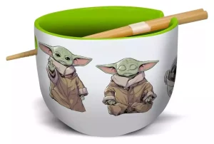 Star Wars: La Ciotola Ramen di The Mandalorian con Bacchette e Grogu