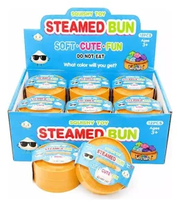 Esposizione Blind Box Steamed Bun Squishy Dumpling (12 Pezzi)