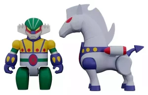 Action Figure Steel Jeeg Brickroid - Set Doppio Steel Jeeg & Pantheroid (5 cm)
