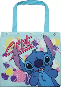 Borsa Tote Stitch Blu Ufficiale