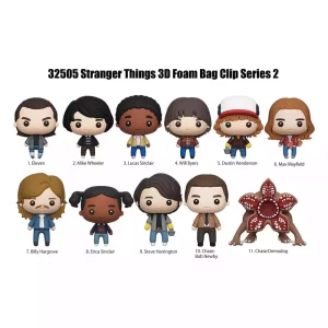 Clip per Borse Stranger Things 3D PVC Serie 2 - Display (24)