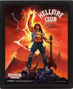 Poster Streghe di Stranger Things 4: Omaggio all'Inferno - Effetto 3D Lenticolare