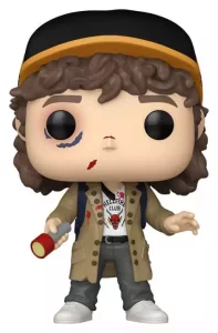Funko POP! Stranger Things: Dustin Henderson (Danni di Battaglia) - Esclusiva 9 cm