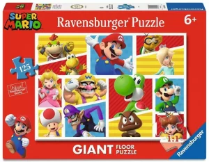 Puzzle da Pavimento Super Mario: Amici e Nemici (125 pezzi)