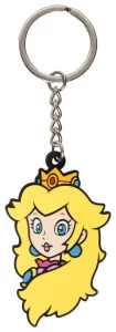 Portachiavi Principessa Peach Super Mario PVC 6 cm
