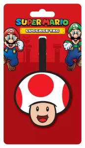 Cartellino Bagaglio Super Mario (Toad)